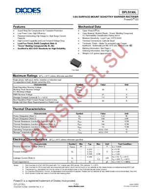 DFLS130L-7 datasheet  